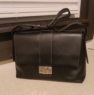 Furla Black Shoulder Bag